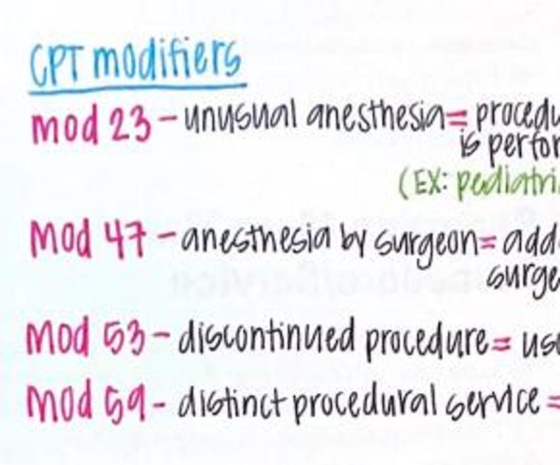 CPT / ANESTHESIA (00100-01999) Book Notes (2025 - UPDATED) - Etsy