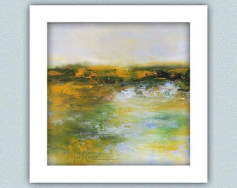 Wetland, Original Oil Painting,  Amparo Lopez Paintings, gift for housewarming, wedding, retirement, anniversary, appreciation gift
