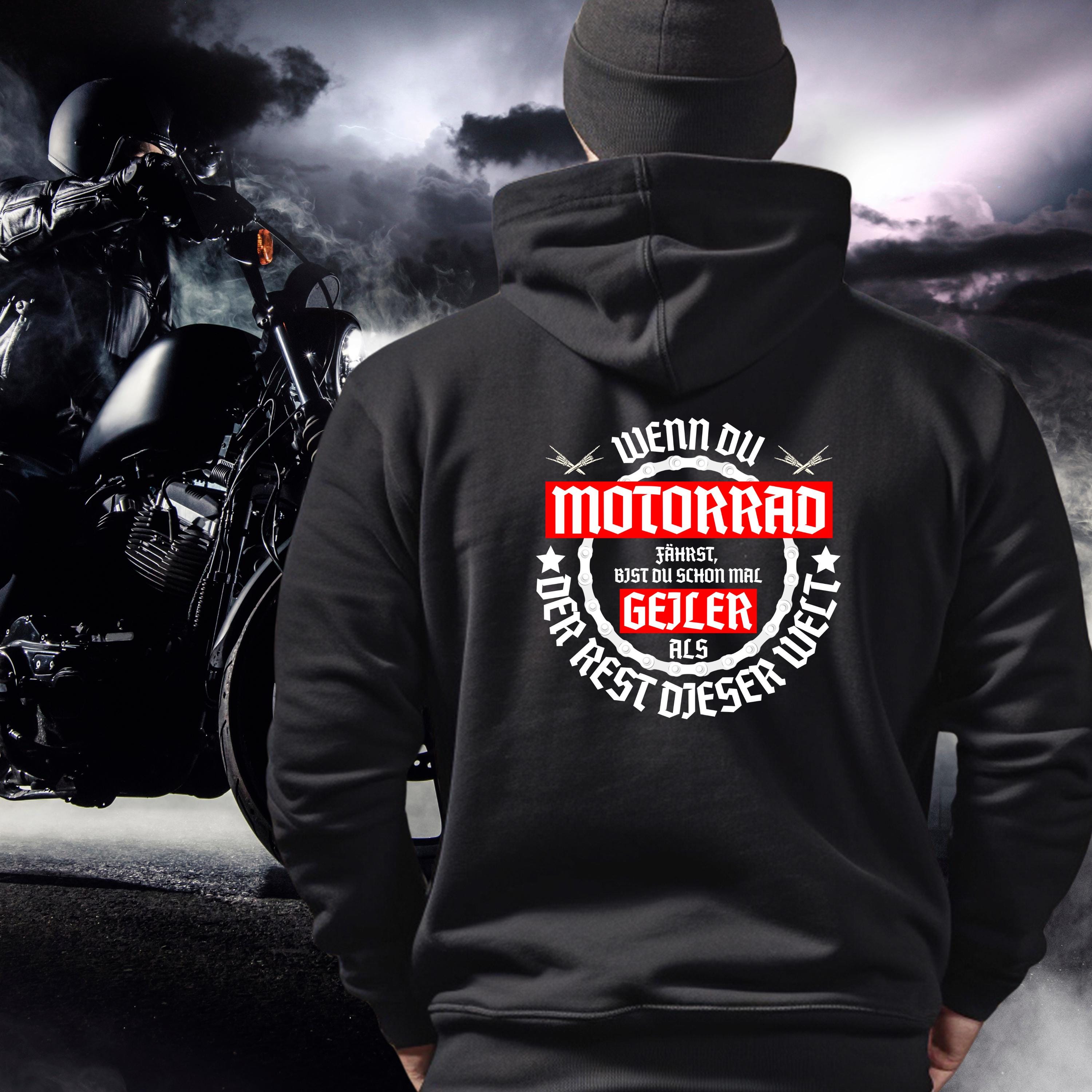 Kapuzenpullover Pullover Herren Motorrad Difi Kapuzenjacke