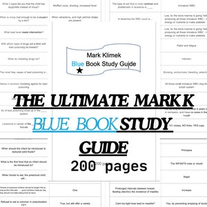 Najlepszy podręcznik do nauki do książki Mark K Blue Book, ponad 190 stron, podręcznik do nauki do BLUE BOOK, podręcznik do nauki do NCLEX i Ati, przygotowanie do egzaminu pielęgniarskiego