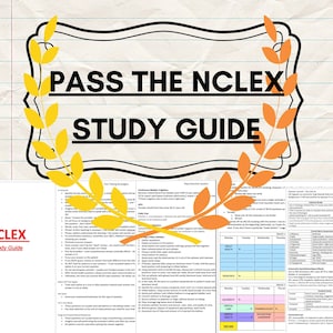 NCLEX RN Study Guide: High-Yield Topics (57-Page PDF)