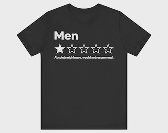 Camiseta "Pesadilla absoluta para hombres" No la recomiendo