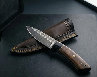 Signature-Boutique 9" Walnut-Grain Damascus Sculpture | Mosaic 2026 Premier Industrial Gallery Art