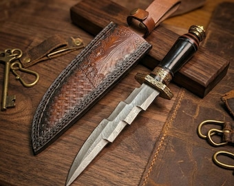 Premier 15" Damascus Steel Geometric Sculpture | Brass 2026 Heritage Mechanical Art