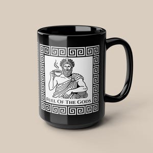 Zeus Coffee Mug Powerful Greek God Gift Mythology Art Cup Unique Ancient Olympus Decor King of Gods Ceramic Mug