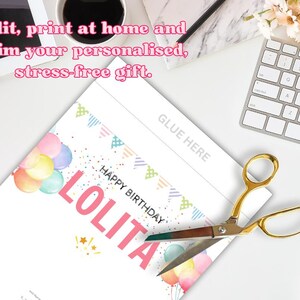This template will download instantly, allowing you to create a custom last minute, stress-free gift for the chocolate lover in your life.