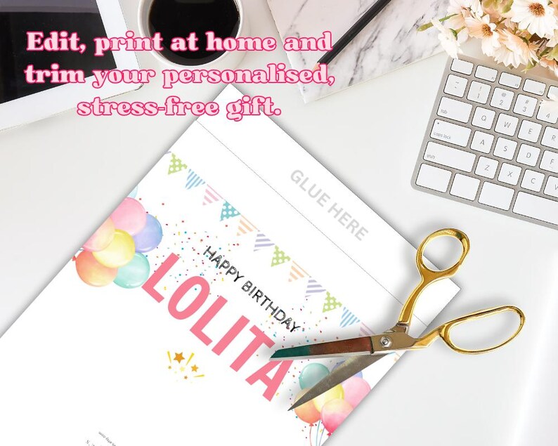 This template will download instantly, allowing you to create a custom last minute, stress-free gift for the chocolate lover in your life.