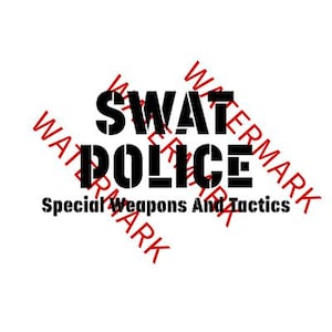 SWAT politie svg png jpg-bestanden
