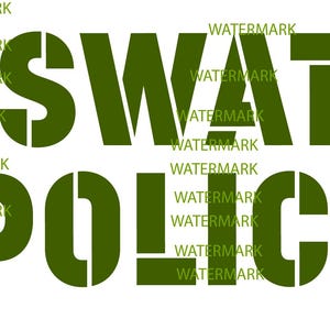 Swat, Police, Green, Yellow, Black, Text, Font, Customization, Png, Jpg ...