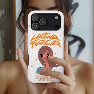 Personalized Latina Foreva Karol g MagSafe iPhone Case Gift for La Bichota Fans Custom Cute Phone Cover with Name Unique Latina Style