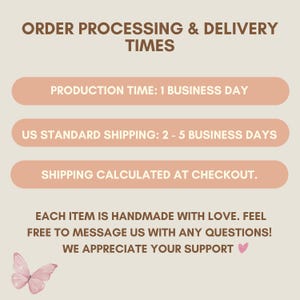 Order processing and delivery timeline for personalized grandma shirts – includes production and shipping time.