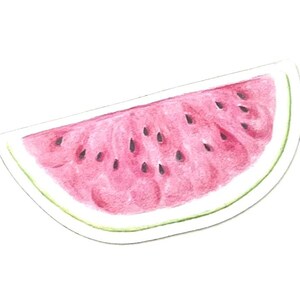 Watermelon Magnet – Original Die-Cut Fruit Design, Cute Handmade Fridge Magnet, Colorful Kitchen Decor, Fun Gift Idea