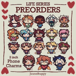 PREORDER READ DESCRIPTION - Life Series / Hermitcraft Phone Charms