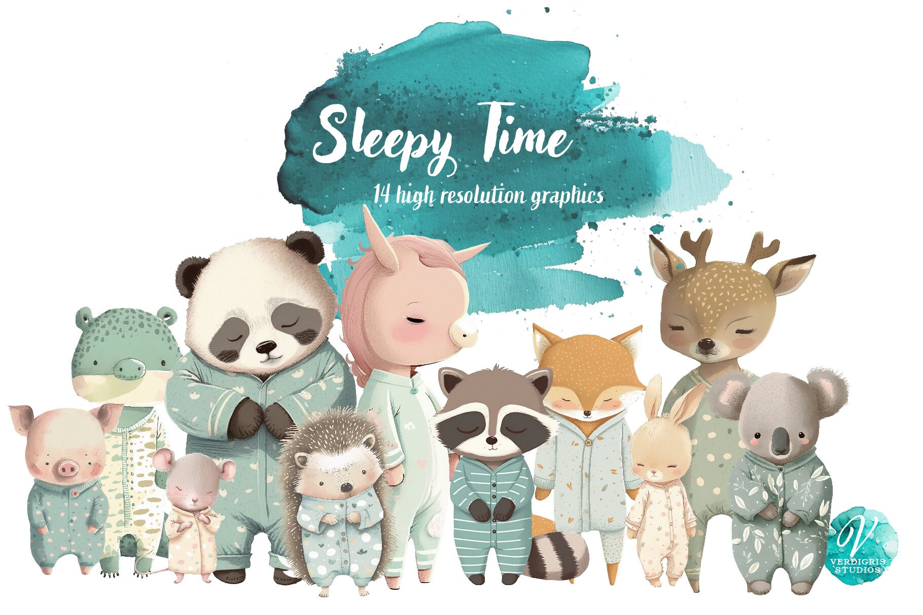 Animals In Pajamas Clipart Animal Pajamas. People In Funny Pyjamas