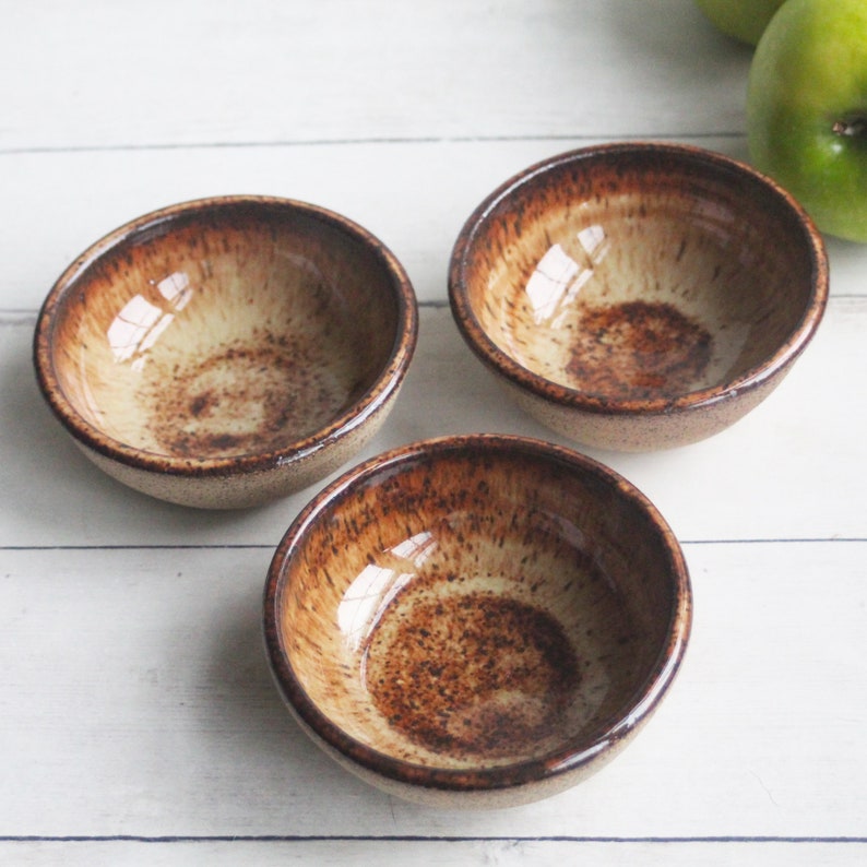 Prep Bowl, Small Ceramic Bowl, Rustic Kitchen Bowl, Handmade Stoneware Bowl Entertaining or Hostess Gift Ready to ship Made in USA image 5