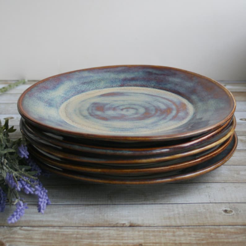 Ceramic Dinnerware Dishes Rustic Earthy Glaze Handmade Set of Etsy