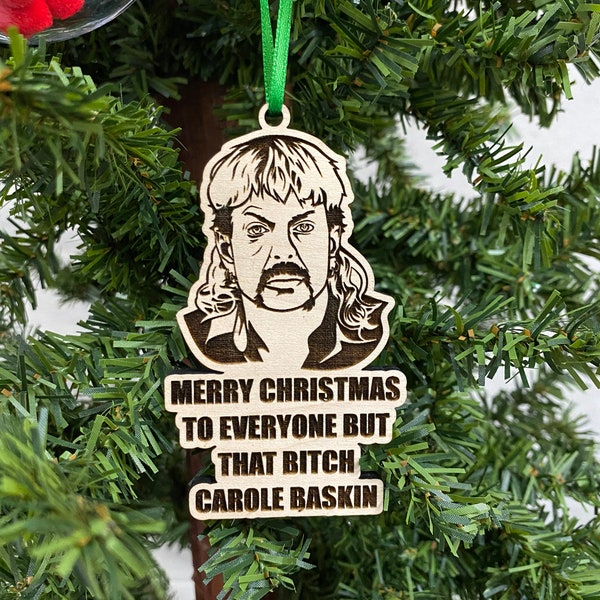 Joe Exotic Christmas Ornament