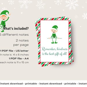 Printable Christmas ELF Kit ELF Lunchbox Notes Elf on the Shelf Elf ...