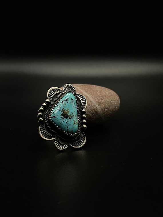 Ring: Juanita Long No. 8 Turquoise