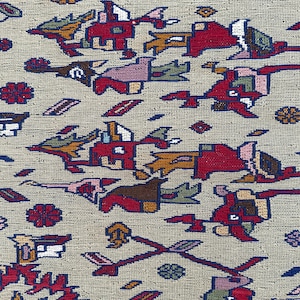 Flachgewebe Teppich Kunstvoll Textur: 2,5x2,5m Handgeknüpfter Bester Teppich des afghanischen Landteppichs Bild 4