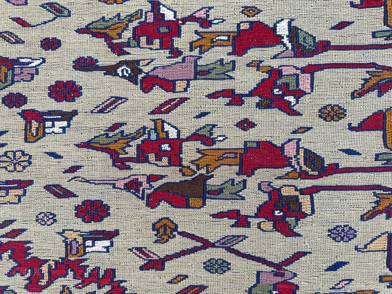 Flachgewebe Teppich Kunstvoll Textur: 2,5x2,5m Handgeknüpfter Bester Teppich des afghanischen Landteppichs Bild 4