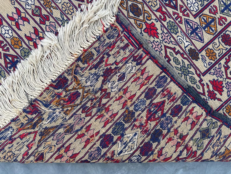 Flachgewebe Teppich Kunstvoll Textur: 2,5x2,5m Handgeknüpfter Bester Teppich des afghanischen Landteppichs Bild 19