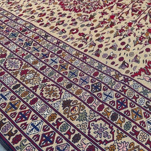 Flachgewebe Teppich Kunstvoll Textur: 2,5x2,5m Handgeknüpfter Bester Teppich des afghanischen Landteppichs Bild 8