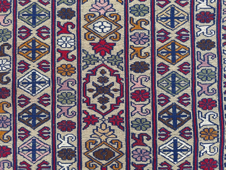 Flachgewebe Teppich Kunstvoll Textur: 2,5x2,5m Handgeknüpfter Bester Teppich des afghanischen Landteppichs Bild 10