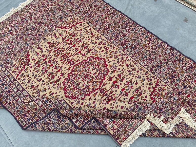 Flachgewebe Teppich Kunstvoll Textur: 2,5x2,5m Handgeknüpfter Bester Teppich des afghanischen Landteppichs Bild 17