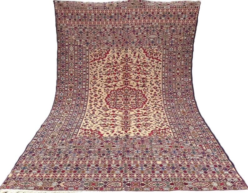 Flachgewebe Teppich Kunstvoll Textur: 2,5x2,5m Handgeknüpfter Bester Teppich des afghanischen Landteppichs Bild 20