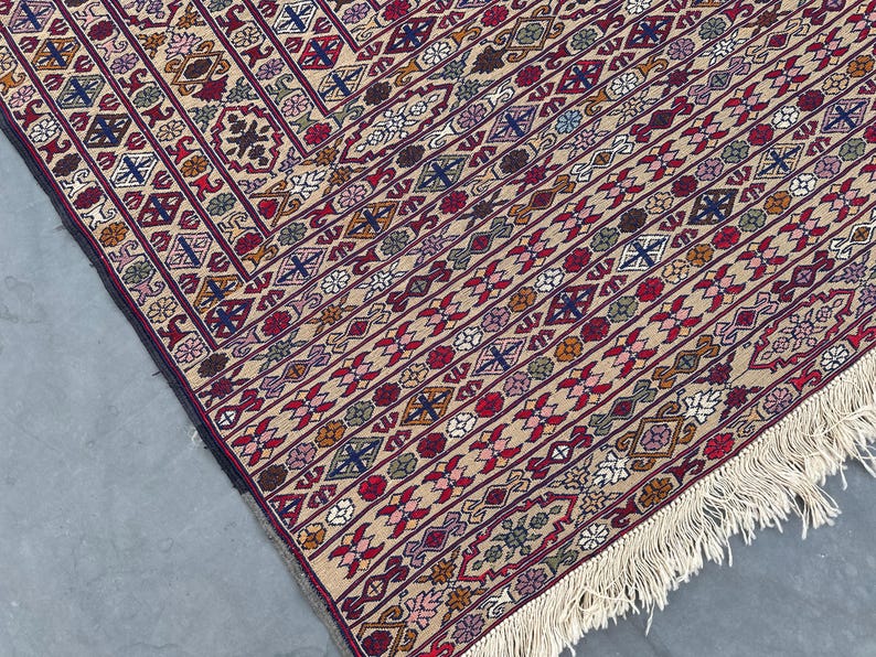 Flachgewebe Teppich Kunstvoll Textur: 2,5x2,5m Handgeknüpfter Bester Teppich des afghanischen Landteppichs Bild 15
