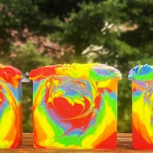 Pride Rainbow Cold Process Soap