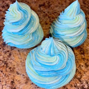 Frosty Poo Cold Process Soap with eco glitter