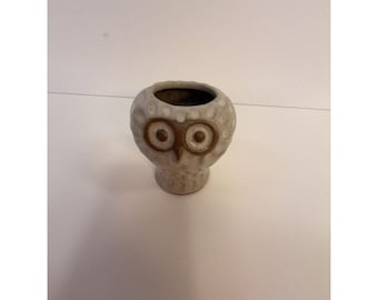Lions Valley MCM Stoneware Owl Toothpick Holder by David Stewart