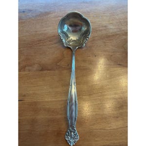 Antique Towle Empire Sterling Silver Cream Ladle 1894 Shell Bowl