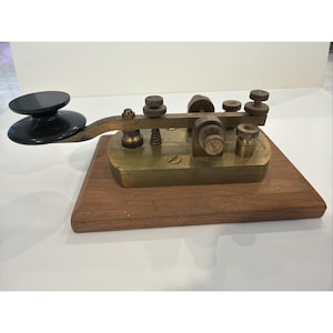 Signal Electric Mfg Co Telegraph Morse Code Key Menominee Mich
