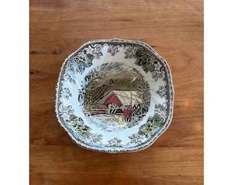 Bol para frutas/postres Johnson Bros The Friendly Village 'El puente cubierto'