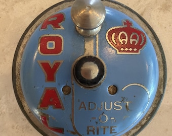 Vintage Royal Adjust -O-Rite vacuüm plug voorste riemafdekking
