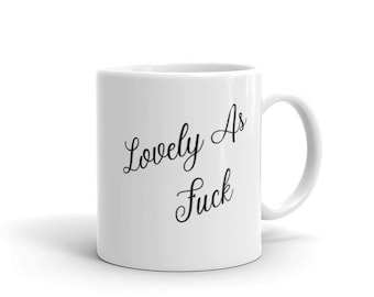 Caneca de café engraçada, caneca atrevida, adorável pra caralho, caneca engraçada para adultos, presente de mordaça, palavrões inadequados, citação engraçada, presente de mordaça para ela ele