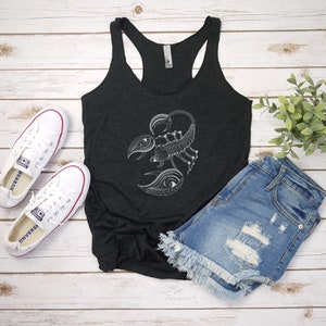 Scorpion Tank - Zodiac sign woman&#39;s tank top, Scorpio, astrology, boho tank, star sign tank top, racerback, women&#39;s tank top, workout top