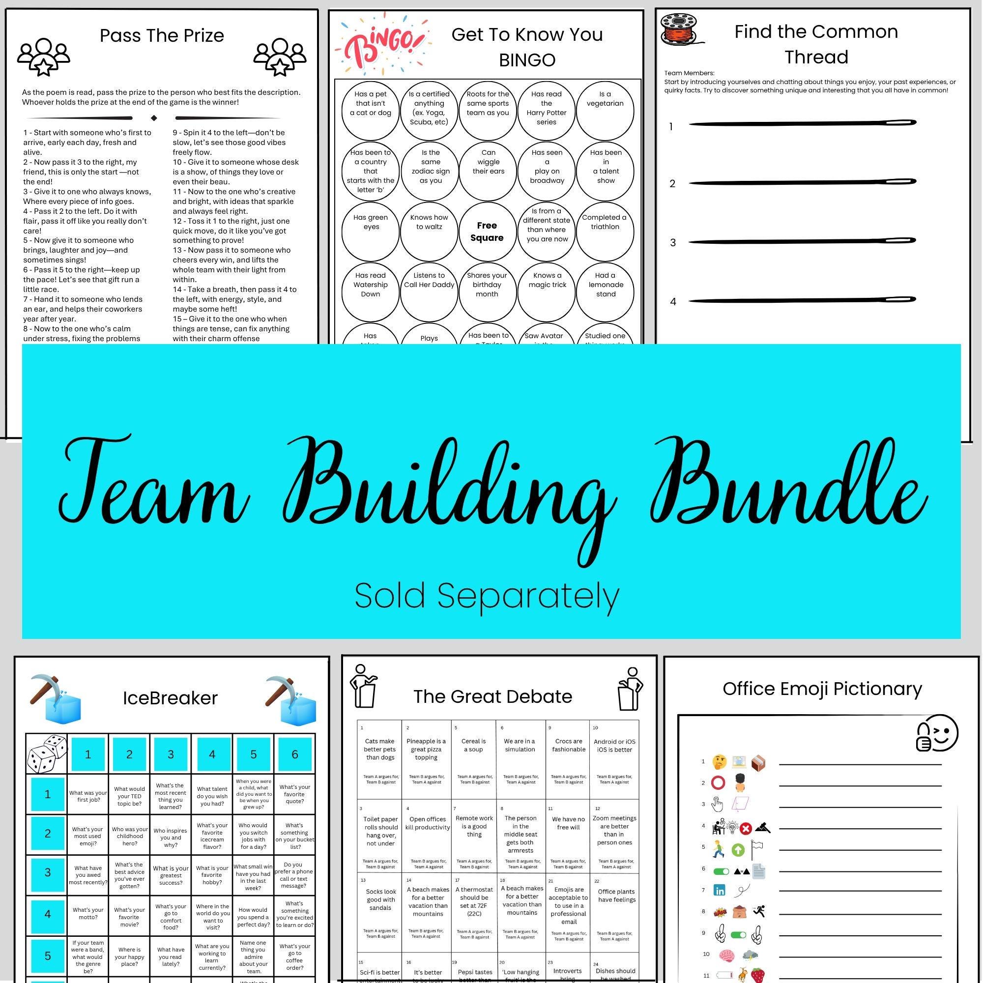 Team Building Games | Team Bonding Game | Employee Favorites | Work ...