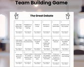 Interactive Team Building Game | Printable Office Happy Hour Game | Team Bonding & Creativity | Icebreaker Activities | Office Team Building
