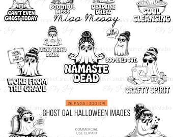 Halloween PNG Bundle, Funny Halloween PNG, Halloween PNG Forshirt, Cute Ghost Png, Halloween Clipart, Halloween Png, Ghost Png, Boo Ghost