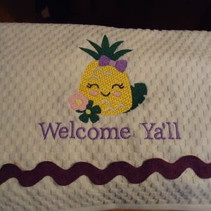 Pineapple Kitchen Hand Towel