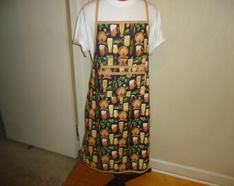 Beer and Wine Adult Apron