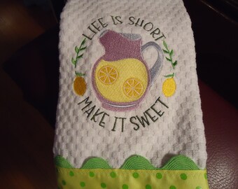 Lemonade Kitchen Hand Towel