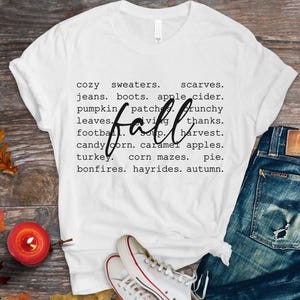Fall Definition Sweatshirt, Fall Words Shirt, Fall-Cozy Sweatshirt, Women&#39;s Fall Shirt, Autumn Shirt, Hello Fall T-shirt, Fall Time Tee