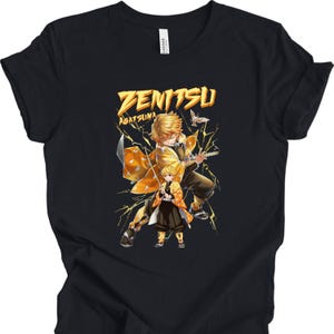 Thunder Breathing Anime Graphic Design For Fans T-Shirt, Unisex Anime Graphic Design Shirt, Unisex Thunder Breathing, Stylish Anime Tee