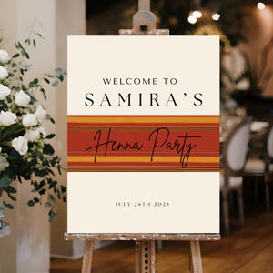 Somali Hochzeit Willkommensschild: Hido iyo Dhaqan Design (Digitaler Download)