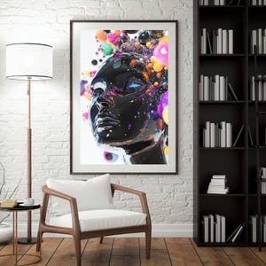 Large Surrealism Abstract Contemporary Digital Wall Art Home Decor Sophisticated PhotoRealism Avant-Garde Aesthetic Prints